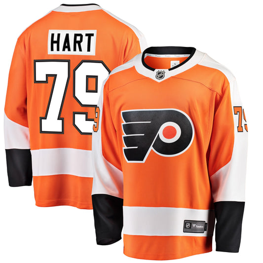 Carter Hart Philadelphia Flyers Fanatics Branded Breakaway Player Jersey - Orange